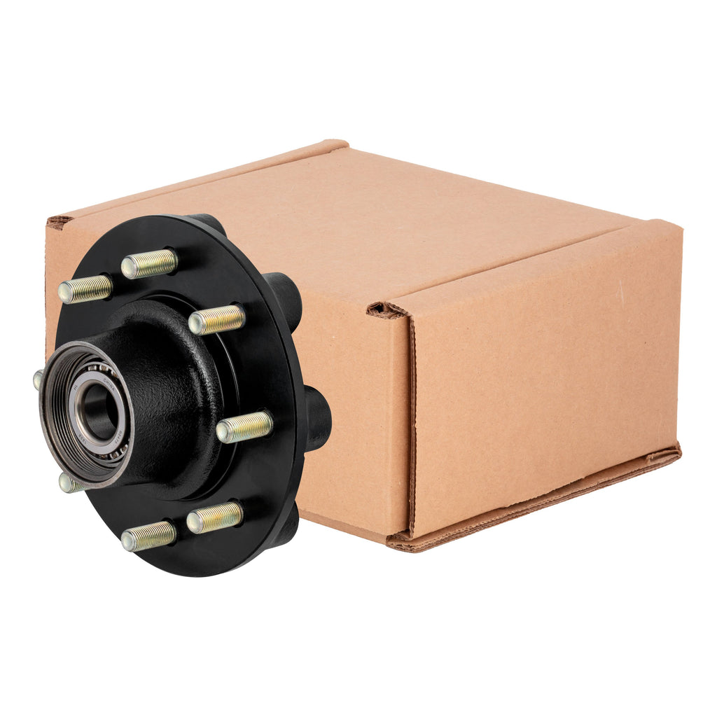 CURT 674748 Standard Threaded Oil Idler Hub Assembly w/ Installed Bearing Kit, 8,000-lb.