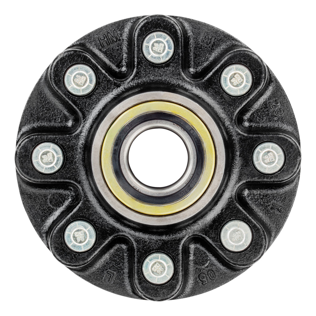 CURT 674748 Standard Threaded Oil Idler Hub Assembly w/ Installed Bearing Kit, 8,000-lb.