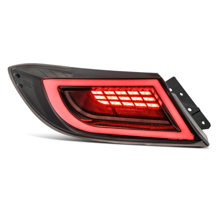 AlphaRex 675020 LED Taillights Black Smoke for Select Subaru BRZ, Toyota GR86