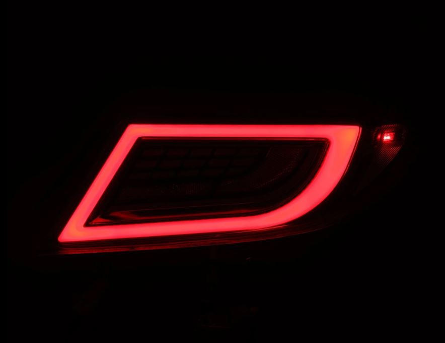 AlphaRex 675030 LED Taillights Vivid Red for Select Subaru BRZ, Toyota GR86