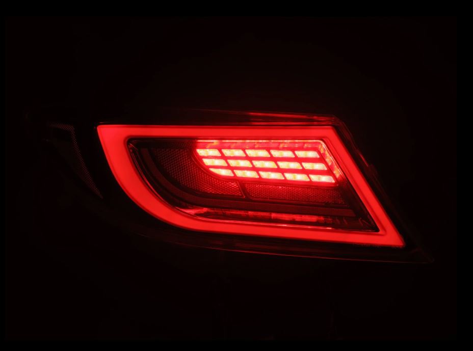 AlphaRex 675040 LED Taillights Alpha Black for Select Subaru BRZ, Toyota GR86