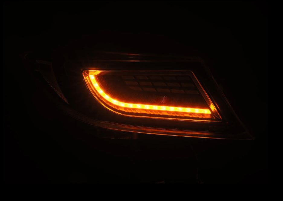 AlphaRex 675040 LED Taillights Alpha Black for Select Subaru BRZ, Toyota GR86
