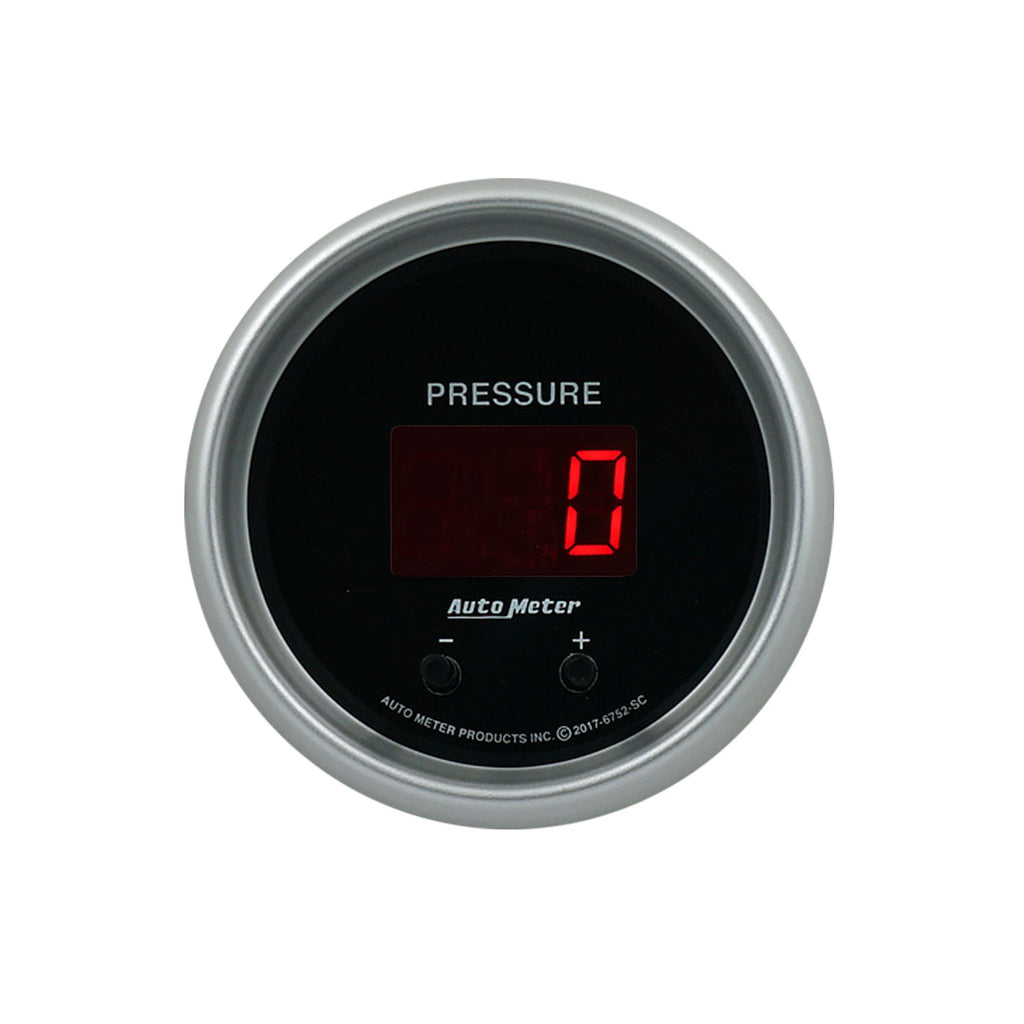 AutoMeter 6752-SC GAUGE, PRESSURE, 2 1/16", TWO CHANNEL, SELECTABLE, SPORT-COMP ELITE DIGITAL