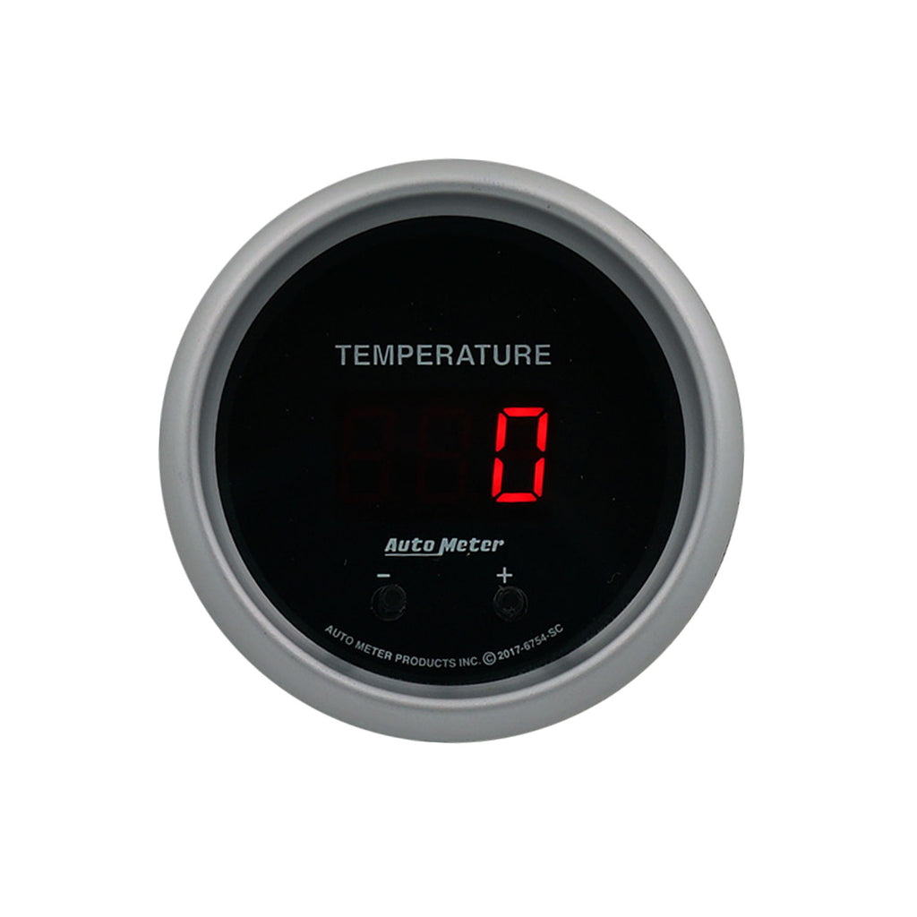 AutoMeter 6754-SC GAUGE, FLUID TEMPERATURE, 2 1/16", 2 CHAN, SELECTABLE, SPORT-COMP ELITE DIGITAL