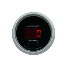 Load image into Gallery viewer, AutoMeter 6758-SC GAUGE, VAC/BOOST, 2 1/16", TWO CHANNEL, SELECTABLE, SPORT-COMP ELITE DIGITAL