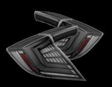 Load image into Gallery viewer, AlphaRex 676000 Prismatic LED Taillights Black Red for Select Honda Civic