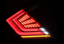 Load image into Gallery viewer, AlphaRex 676010 Prismatic LED Taillights Smoke for Select Honda Civic