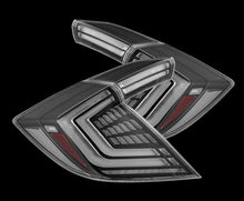 Load image into Gallery viewer, AlphaRex 676020 Prismatic LED Taillights Black for Select Honda Civic