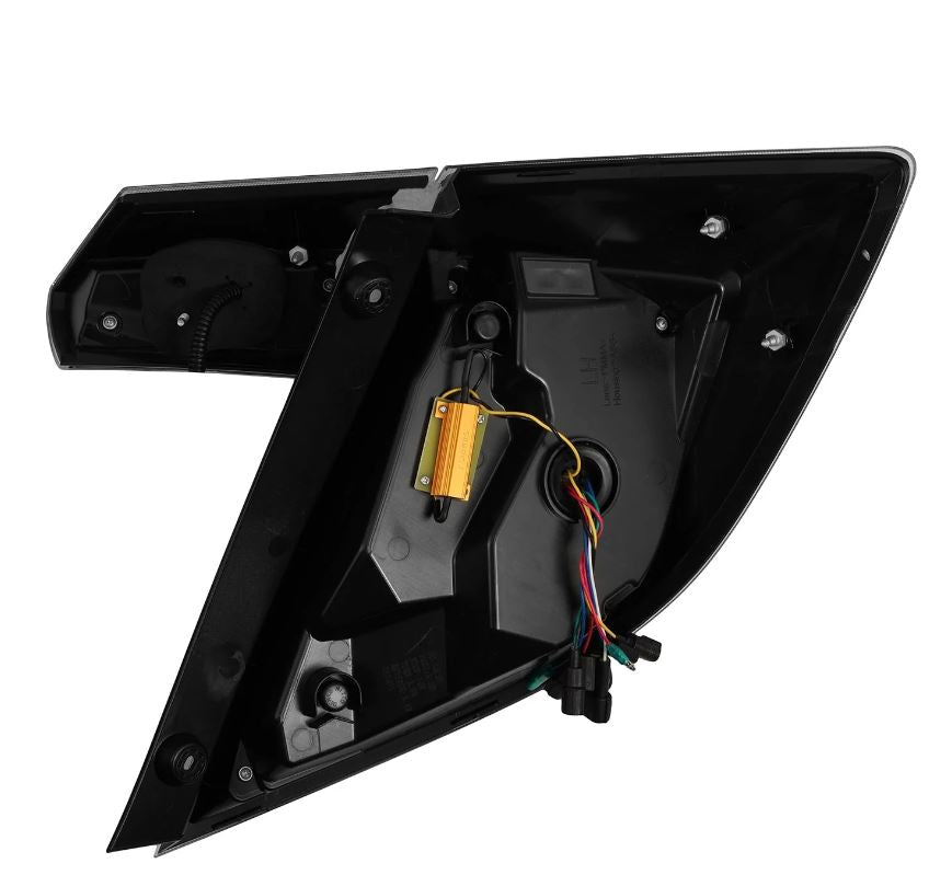 AlphaRex 676020 Prismatic LED Taillights Black for Select Honda Civic
