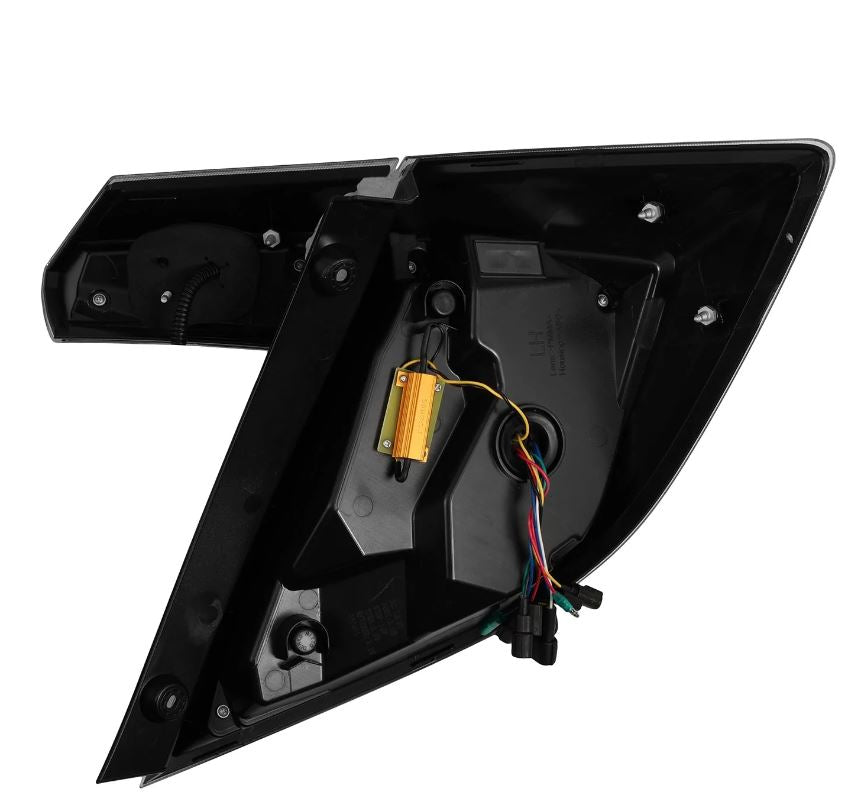 AlphaRex 676040 Prismatic LED Taillights Smoke for Select Honda Civic
