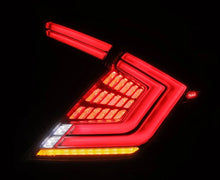 Load image into Gallery viewer, AlphaRex 676040 Prismatic LED Taillights Smoke for Select Honda Civic