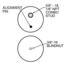 Load image into Gallery viewer, Firestone Ride-Rite W217606766 Ride-Rite Replacement Bellows - 268C 5/8CF1/2PIN BN for Select Chevrolet Express 3500, Chevrolet Express 4500, Ford Ranger, GMC Savana 3500, GMC Savana 4500, Nissan Frontier, Toyota Tacoma