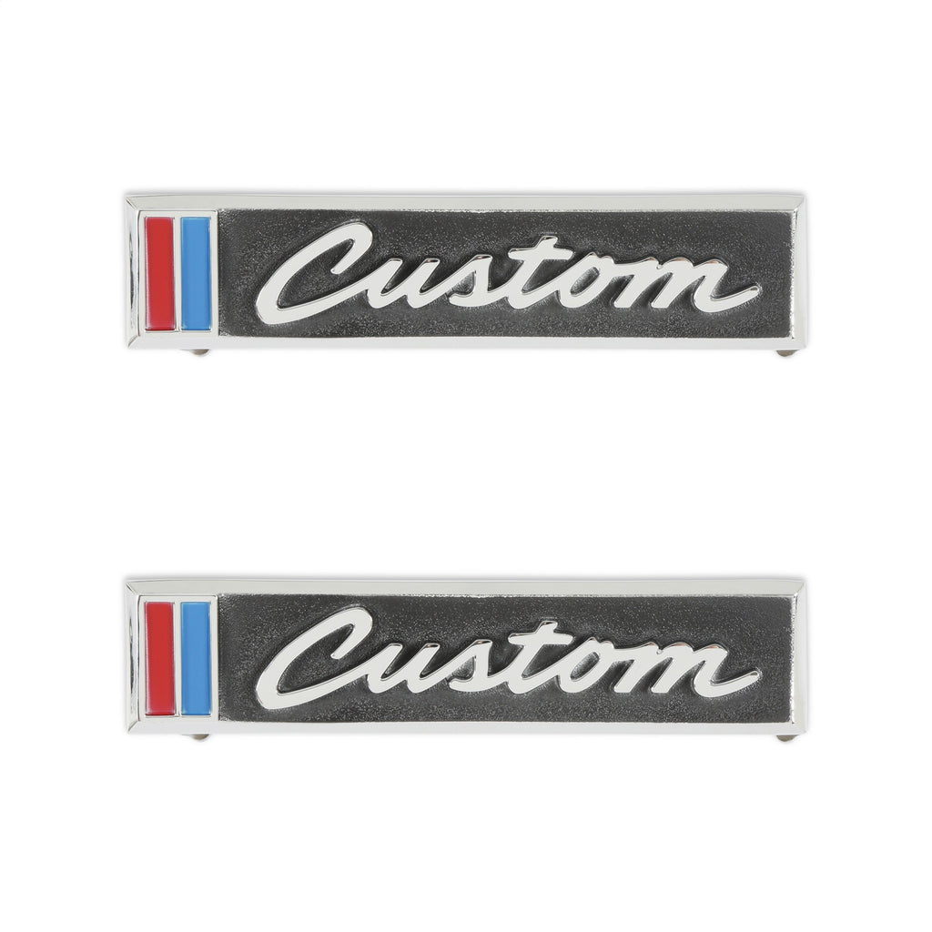 6768-CK-Series-Classic-Trucks-Door-Emblem-Pair-Custom-Black