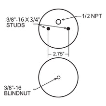 Load image into Gallery viewer, Firestone Ride-Rite W217606776 Ride-Rite Replacement Bellows - 224CZ 1/2OFF2X3/8ST - 1BN