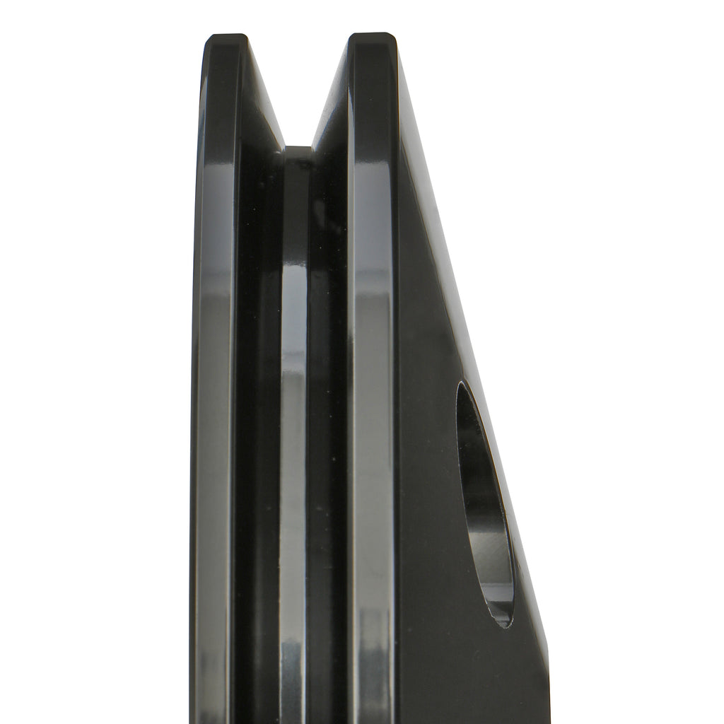 6784-Gm-Aluminum-Power-Steering-Pulley-Single-Vgroove-534In-Dia-58In-Shaft-W-Keyway-Black