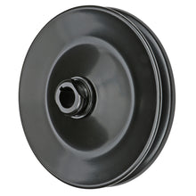 Load image into Gallery viewer, 6784-Gm-Steel-Power-Steering-Pulley-Single-Vgroove-534In-Dia-58In-Shaft-W-Keyway-Black