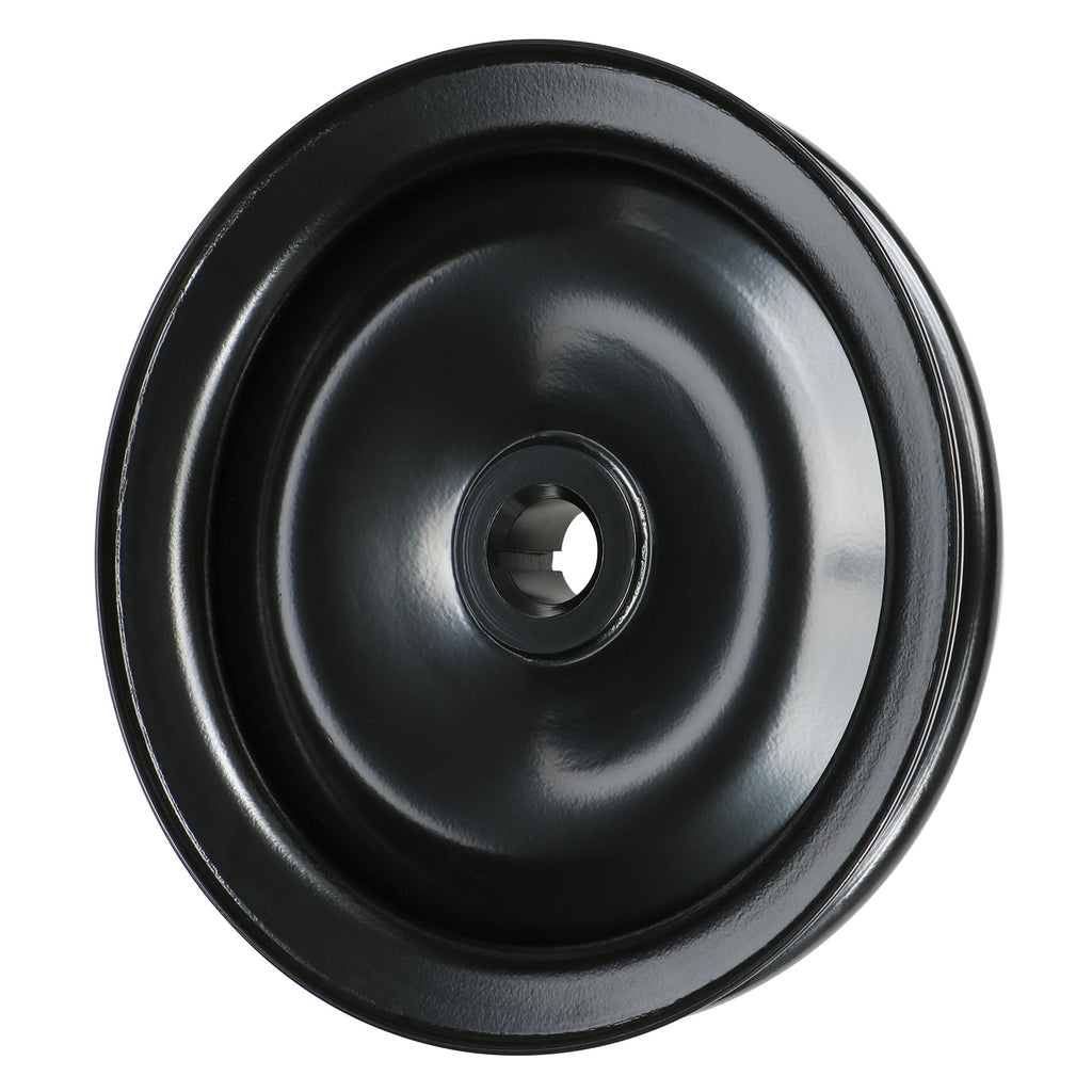 6784-Gm-Steel-Power-Steering-Pulley-Single-Vgroove-534In-Dia-58In-Shaft-W-Keyway-Black