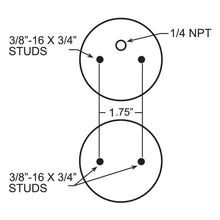 Load image into Gallery viewer, Firestone Ride-Rite W217606788 Ride-Rite Replacement Bellows - 267C1.5 1/4OFF2BT 2BT