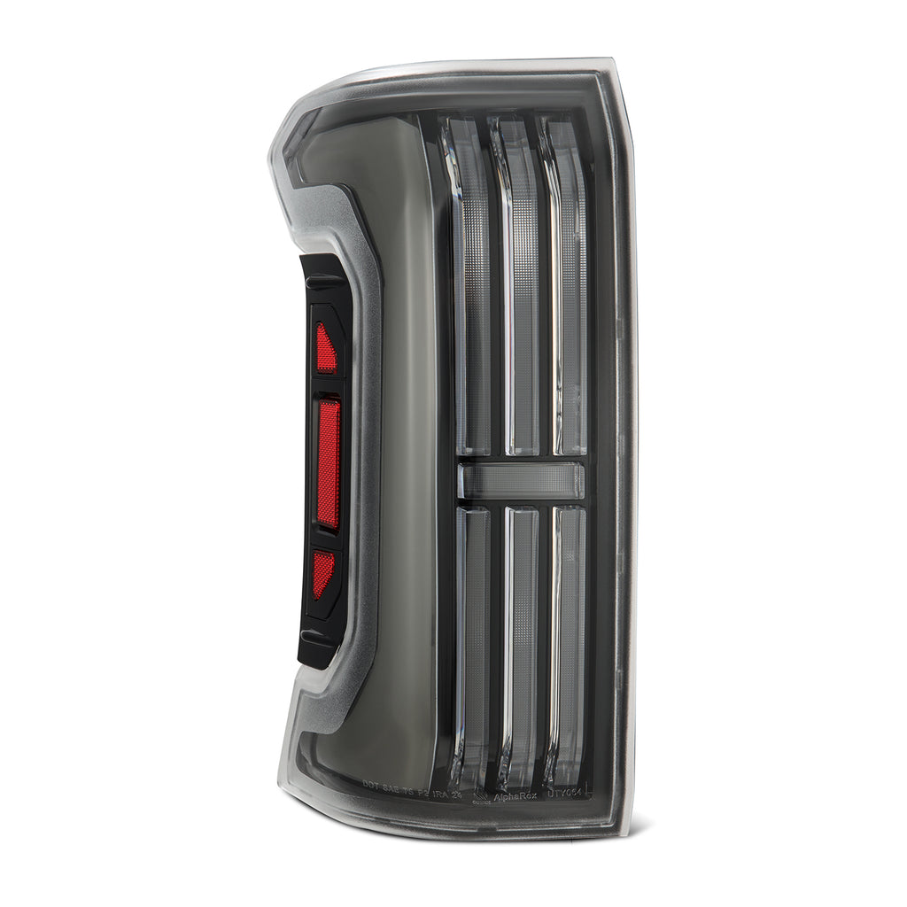 AlphaRex 679020 Prismatic LED Taillights Black for Select Toyota Tacoma
