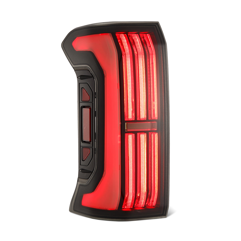 AlphaRex 679030 Prismatic LED Taillights Alpha-Black for Select Toyota Tacoma