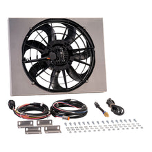 Load image into Gallery viewer, Derale 67922-185 Powerpack - Brushless Single 17" RAD Fan/Alum Shroud Kit w/ PWM Controller