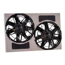 Load image into Gallery viewer, Derale 67926-215 Powerpack - Brushless Dual 12" RAD Fan/Alum Shroud Kit w/ PWM Controller