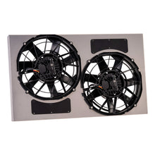 Load image into Gallery viewer, Derale 67938-215 Powerpack - Brushless Dual 12" RAD Fan/Alum Shroud Kit w/ PWM Controller