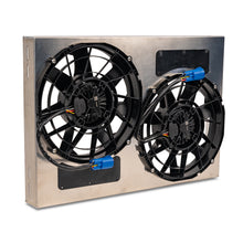 Load image into Gallery viewer, Derale 67942-195 Powerpack - Brushless Dual 12" RAD Fan/Aluminum Shroud w/ PWM Controller