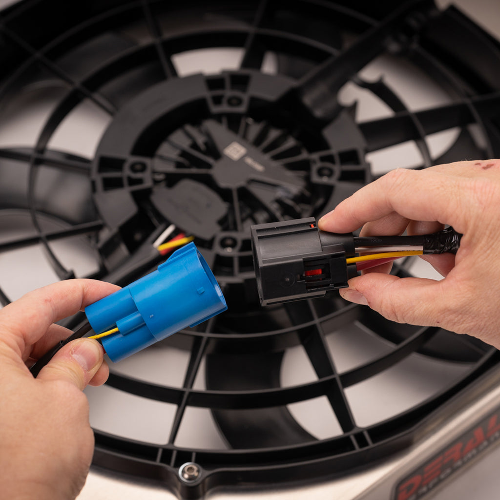Derale 67942-195 Powerpack - Brushless Dual 12" RAD Fan/Aluminum Shroud w/ PWM Controller