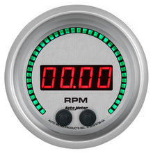 Load image into Gallery viewer, AutoMeter 6798-UL GAUGE, TACHOMETER, 3 3/8", 16K RPM, IN-DASH, ULTRA-LITE ELITE DIGITAL