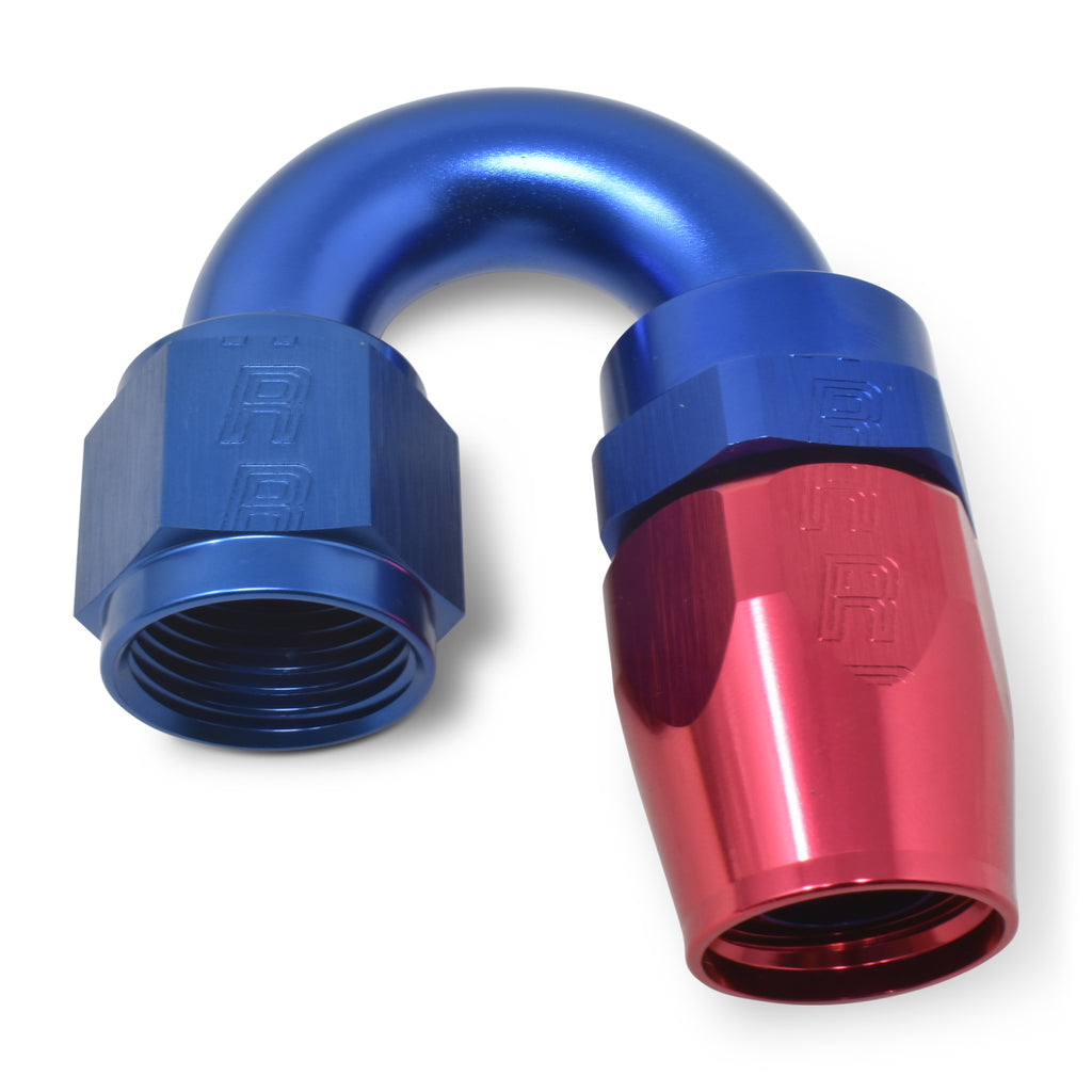 Performance--12-An-RedBlue-180-Degree-Full-Flow-Swivel-Hose-End-(With-1-18In-Radius)