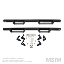 Load image into Gallery viewer, ~(68-Lbs.-84X9x8)~-Hdx-Stainless-Drop-Nerf-Step-Bars-Textured-Black-F-150-Supercab-2015-2019-F-250350-Super-Cab-2017-2019