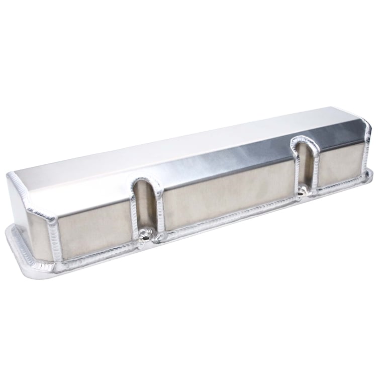 DART 68000017 SBC Valve Cover Kit - Fabricated Aluminum - Natural