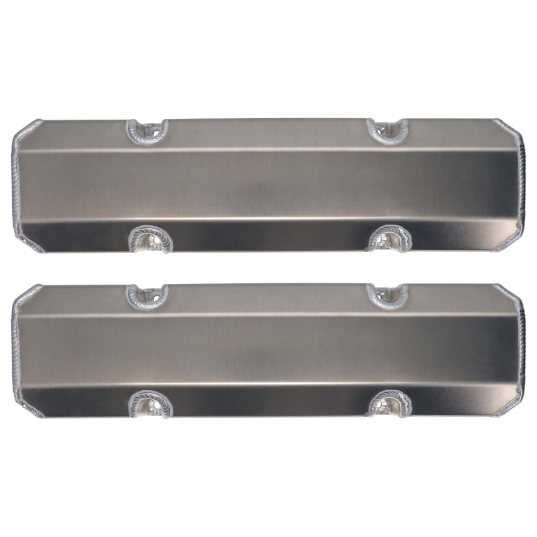DART 68000017 SBC Valve Cover Kit - Fabricated Aluminum - Natural