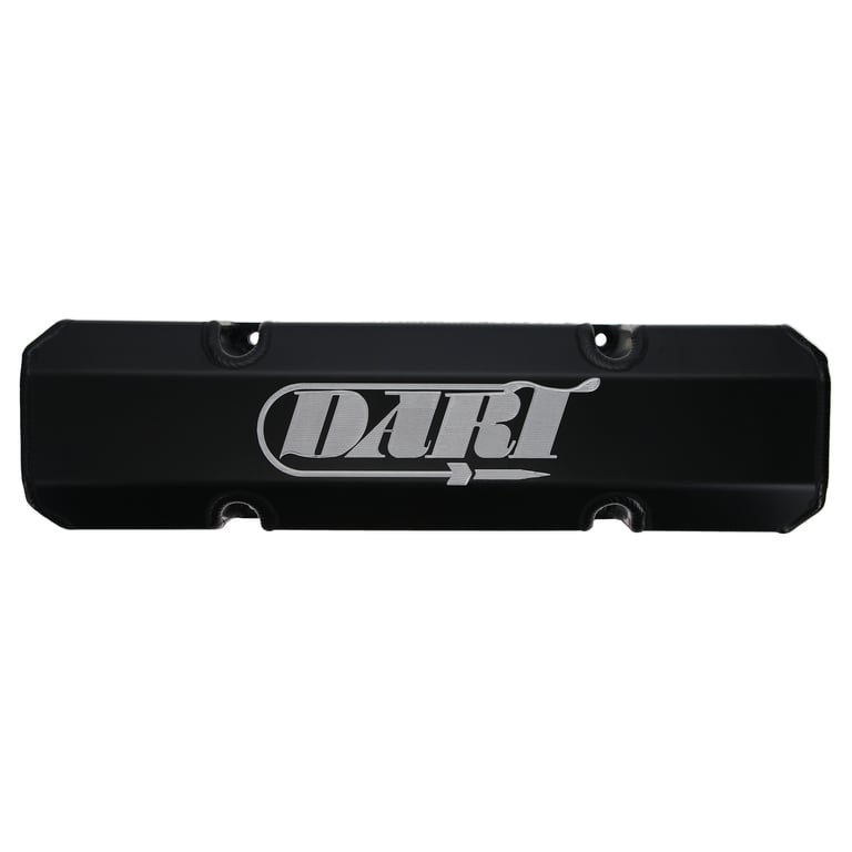 DART 68000018 SBC Valve Cover Kit - Fabricated Aluminum - Black