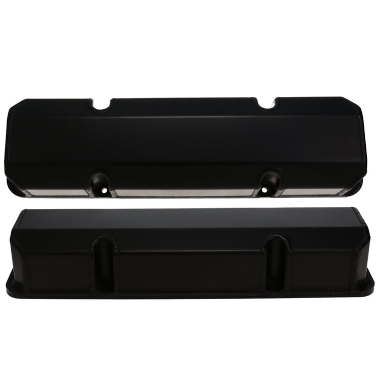 DART 68000019 SBC Valve Cover Kit - Fabricated Aluminum - Black