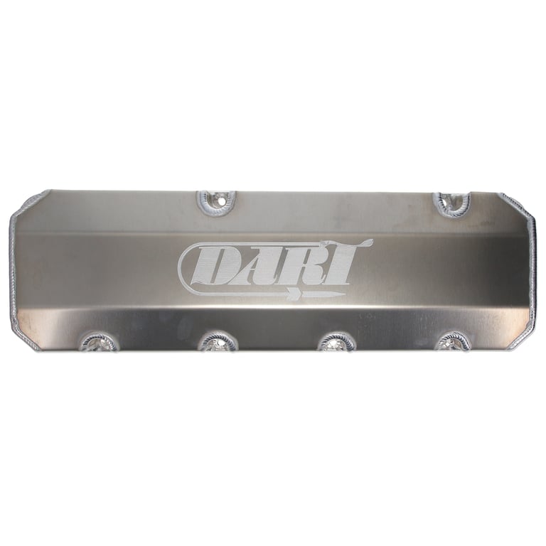 DART 68000031 BBC Fabricated Aluminum Valve Cover Set w/ Logo