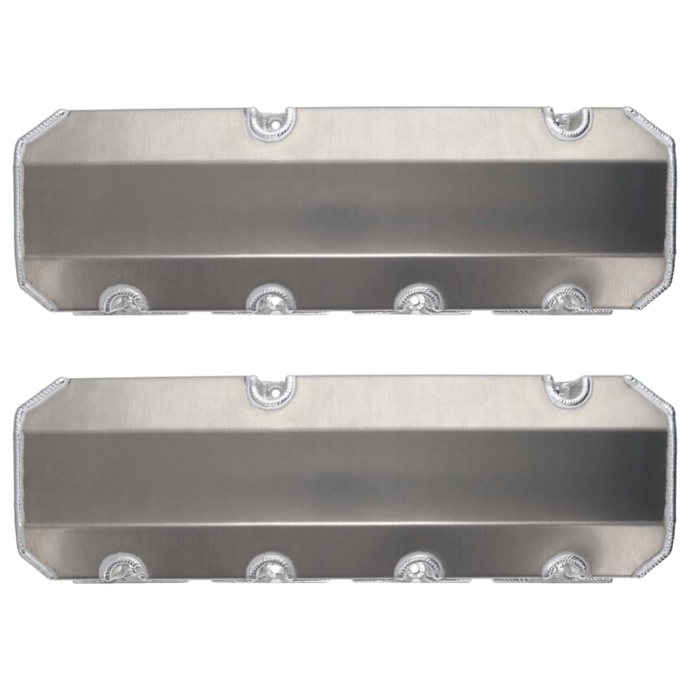 DART 68000032 BBC Fabricated Aluminum Valve Cover Set w/ No Logo
