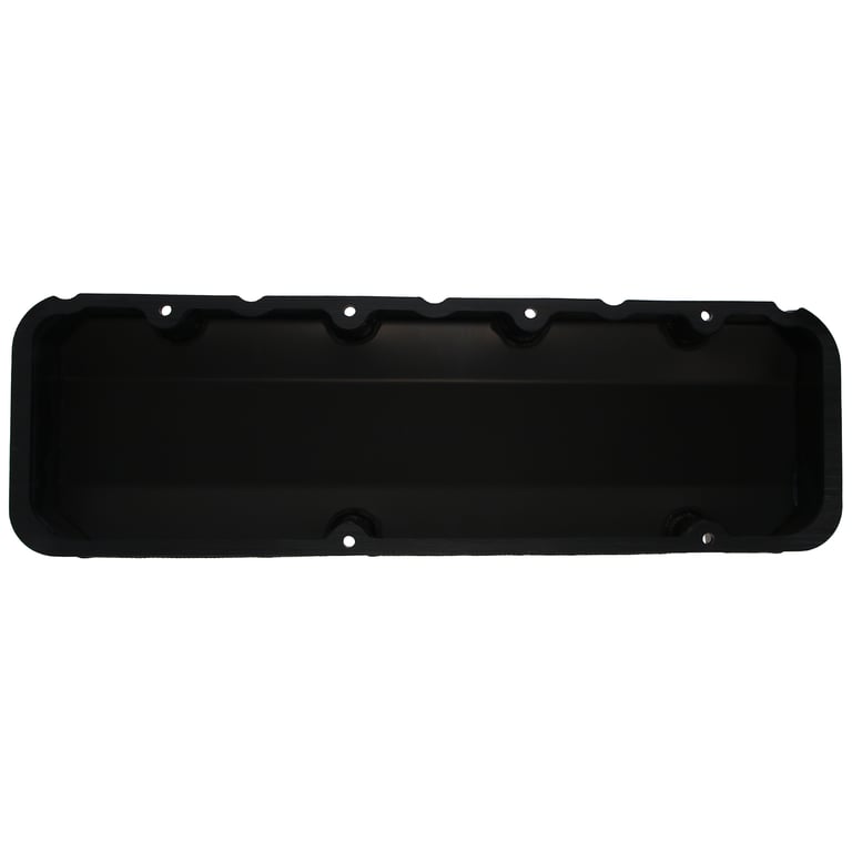 DART 68000033 BBC Fabricated Aluminum Valve Cover Set w/ Logo Black Anodized