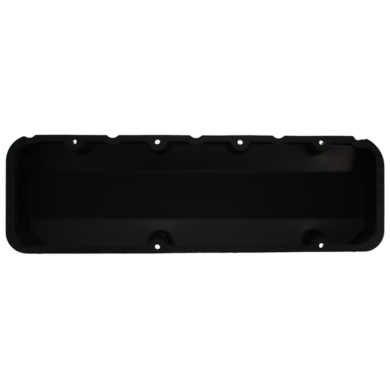 DART 68000034 BBC Fabricated Aluminum Valve Cover Set w/ No Logo Black Anodized