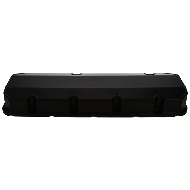 DART 68000034 BBC Fabricated Aluminum Valve Cover Set w/ No Logo Black Anodized