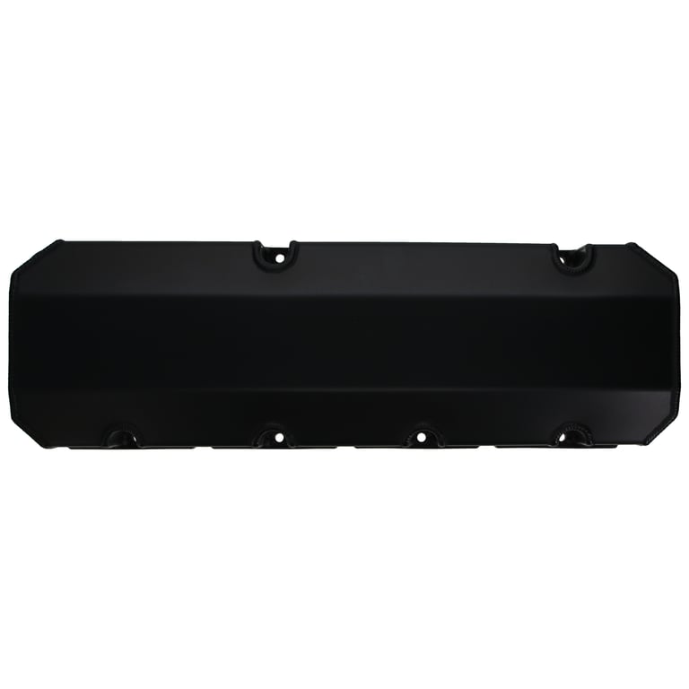 DART 68000034 BBC Fabricated Aluminum Valve Cover Set w/ No Logo Black Anodized