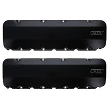 Load image into Gallery viewer, DART 68000036 BBC Billet Aluminum Valve Cover Set w/ Logo Black Anodized