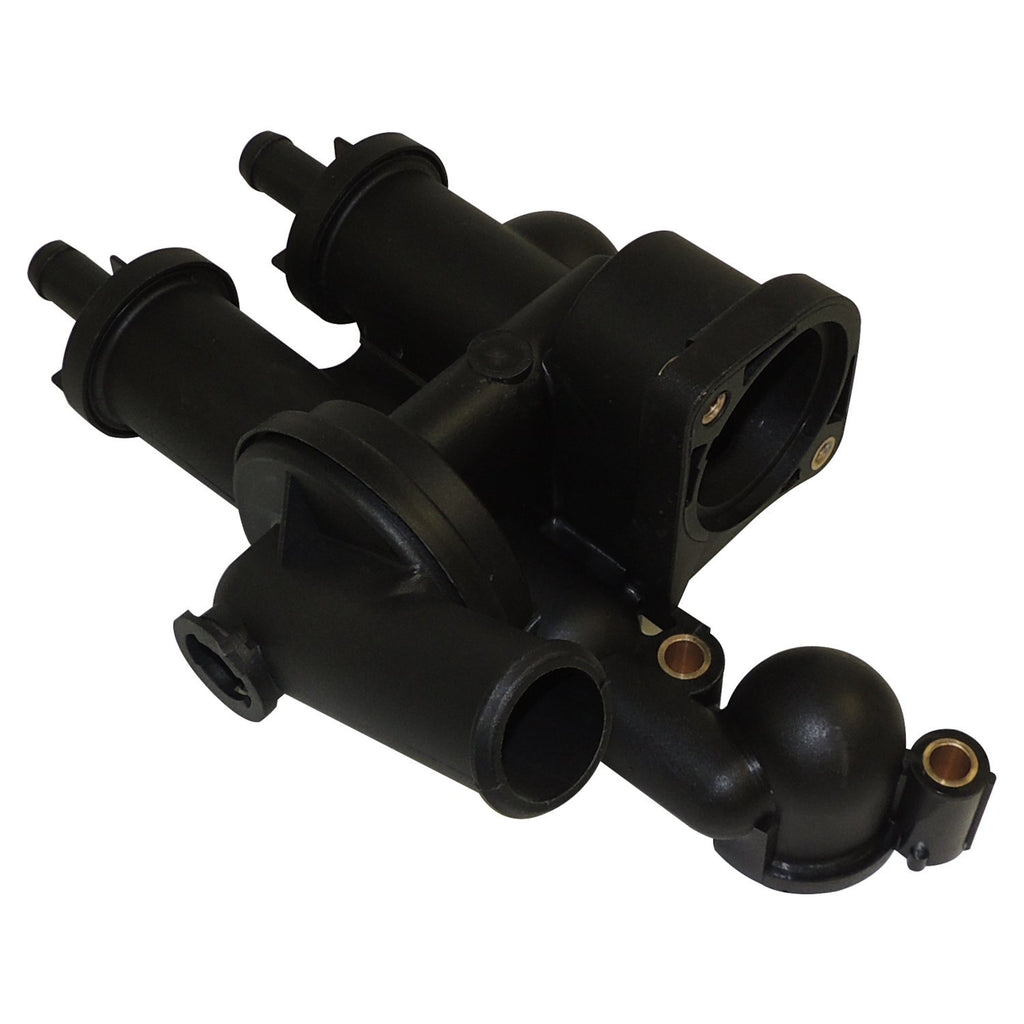 Crown Automotive Jeep Replacement 68003582AB Thermostat Housing Adapter for Jeep MK Compass / Patriot w/ 2.0L, 2.4L Engines for Select Chrysler 200, Chrysler Sebring, Dodge Avenger, Dodge Caliber, Dodge Journey, Jeep Compass, Jeep Patriot