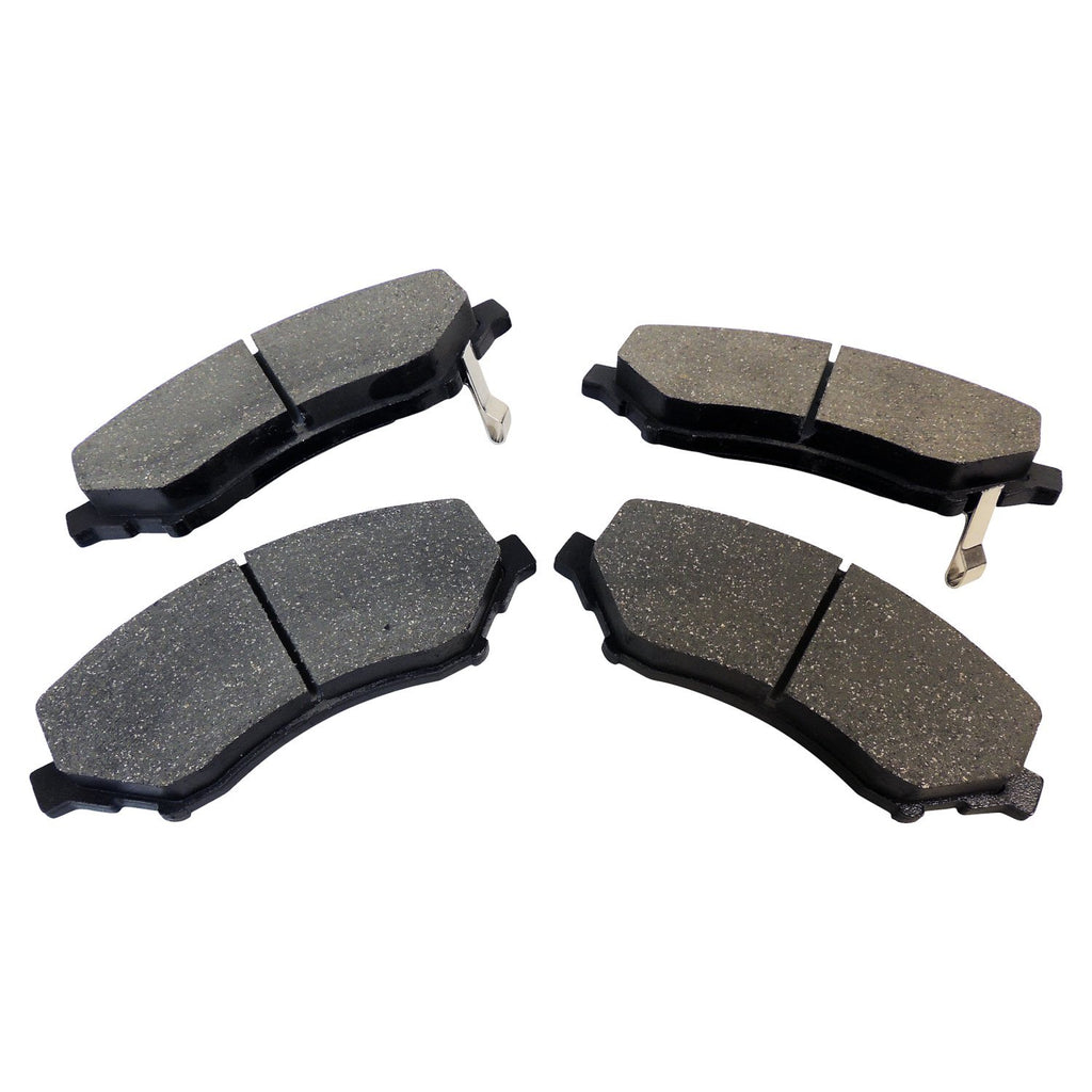 Crown Automotive Jeep Replacement 68003701AA Front Brake Pad Set for 07-18 Jeep JK Wrangler and 08-12 KK Liberty, L and R for Select Chrysler Town & Country, Dodge Grand Caravan, Dodge Journey, Dodge Nitro, Jeep Liberty, Jeep Wrangler, Jeep Wrangler JK