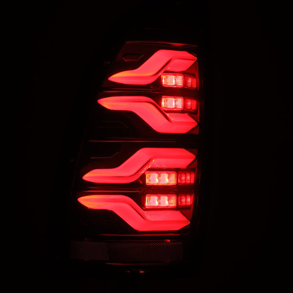 AlphaRex 680050 LED Taillights Alpha-Black for Select Toyota Tacoma