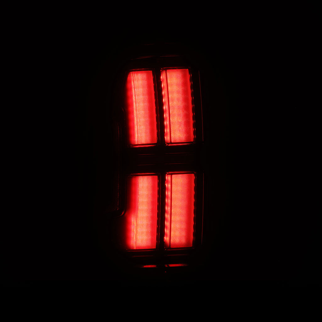 AlphaRex 680052 Prismatic LED Taillights Black for Select Toyota Tacoma