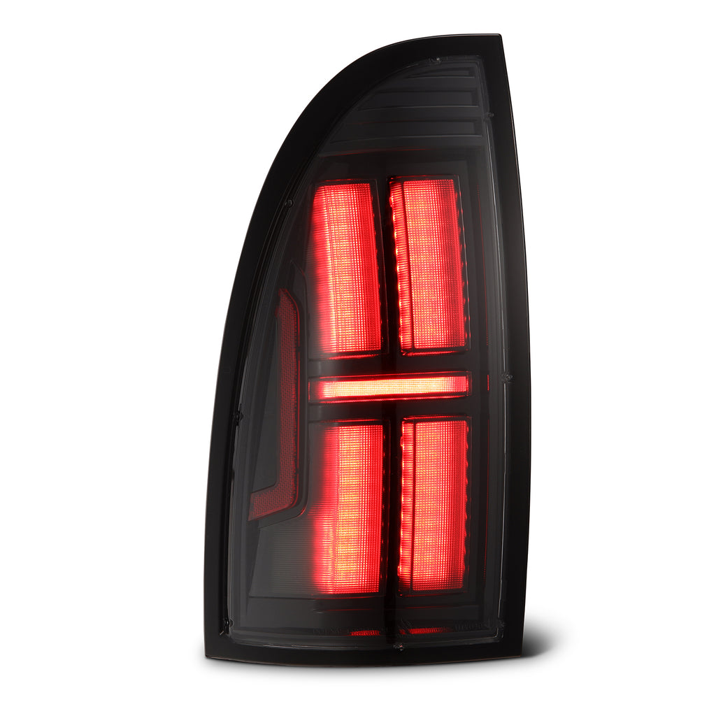 AlphaRex 680062 Prismatic LED Taillights Alpha-Black for Select Toyota Tacoma