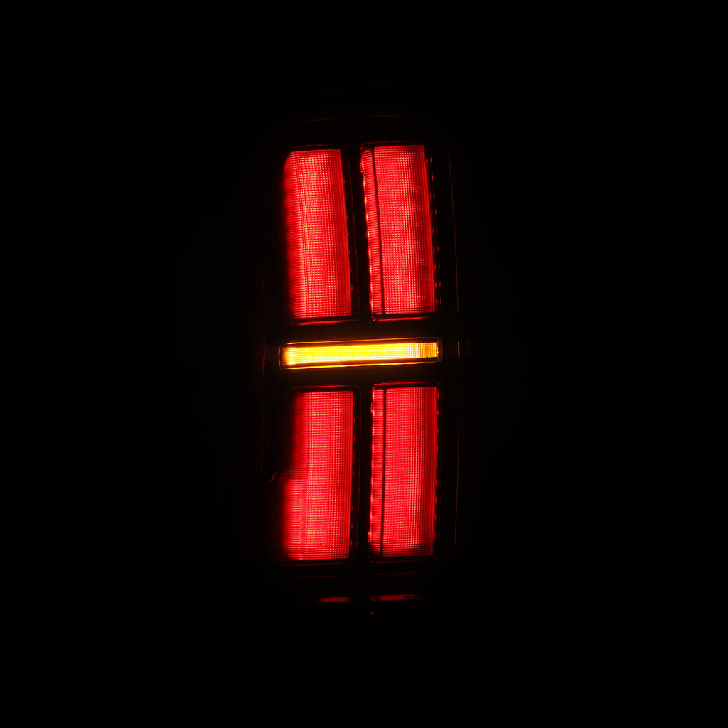 AlphaRex 680062 Prismatic LED Taillights Alpha-Black for Select Toyota Tacoma
