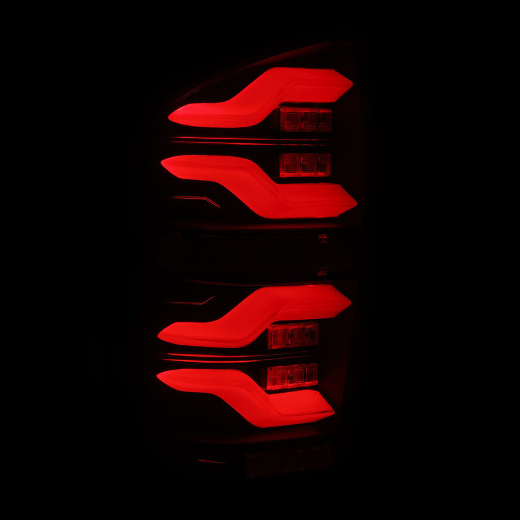 AlphaRex 680080 LED Taillights Alpha-Black for Select Toyota Tacoma